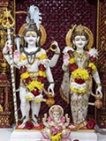 Bhagwan Shri Shankar, Shri Parvatiji and Shri Ganeshji